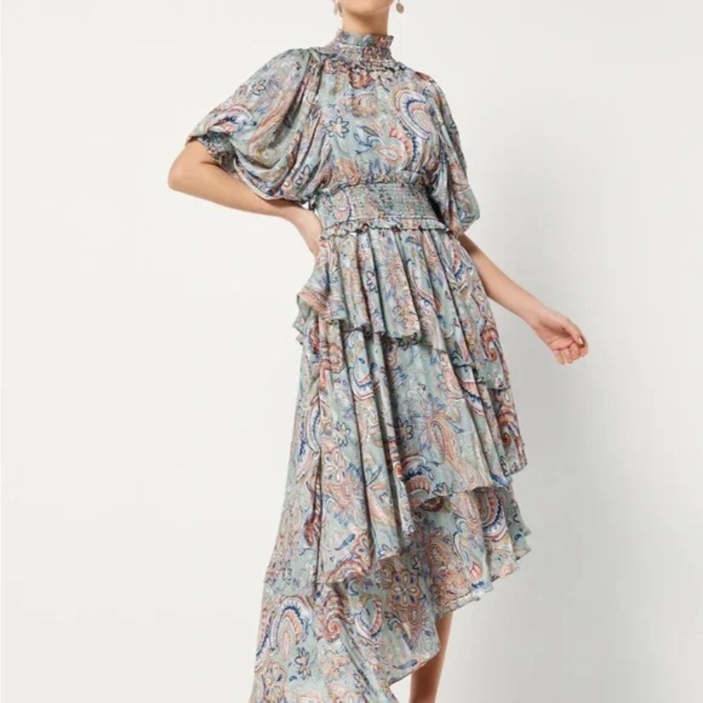 Elliatt Paisley Print Maxi Dress, Size Small
